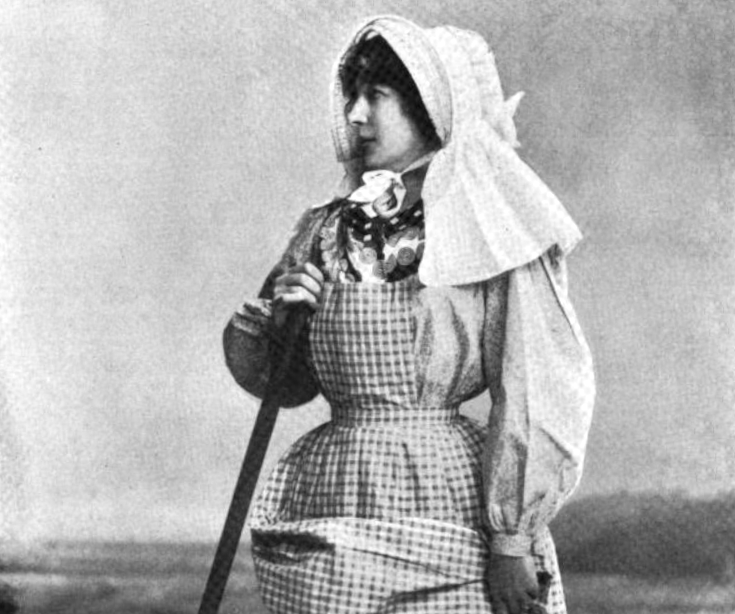 Lillie Langtry (1853–1929) in Jersey peasant costume
