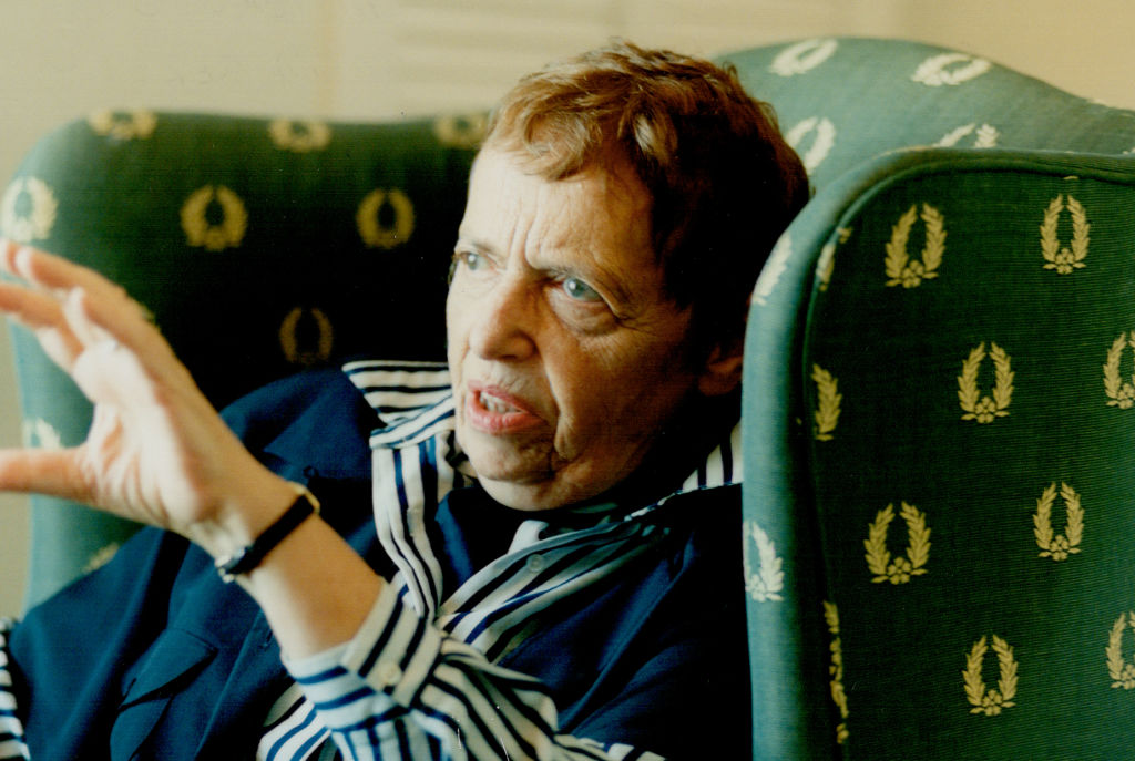 Portrait Photo of Austrian-British biographer Gitta Sereny