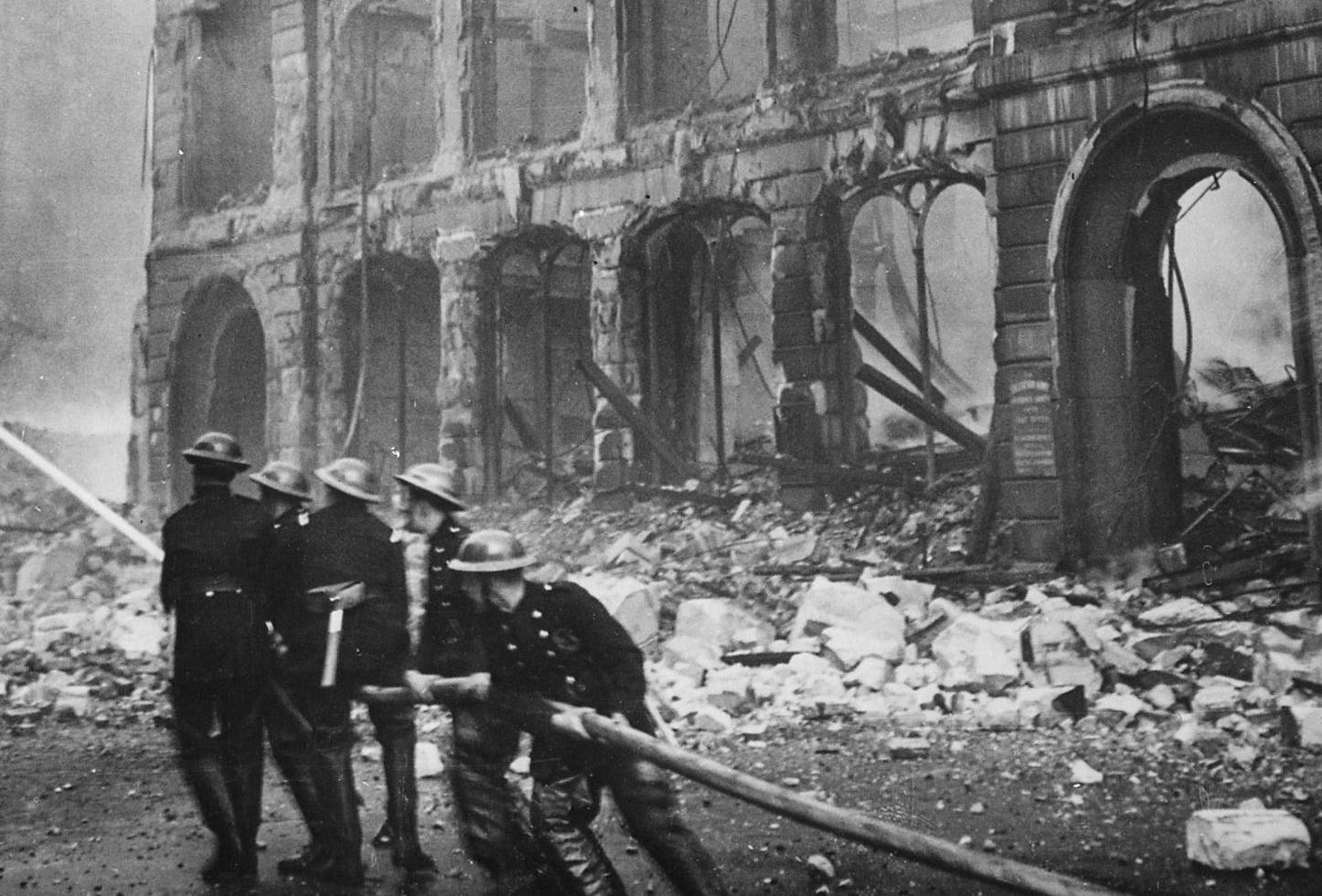 Firefighters during The Blitz