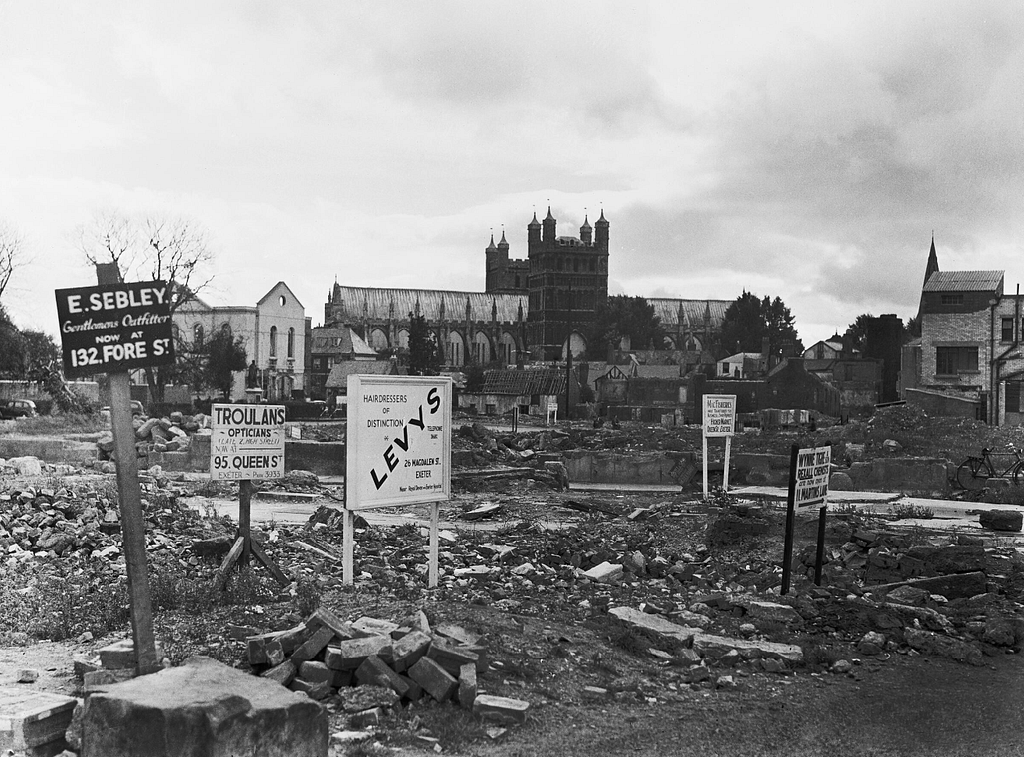 the Blitz destruction