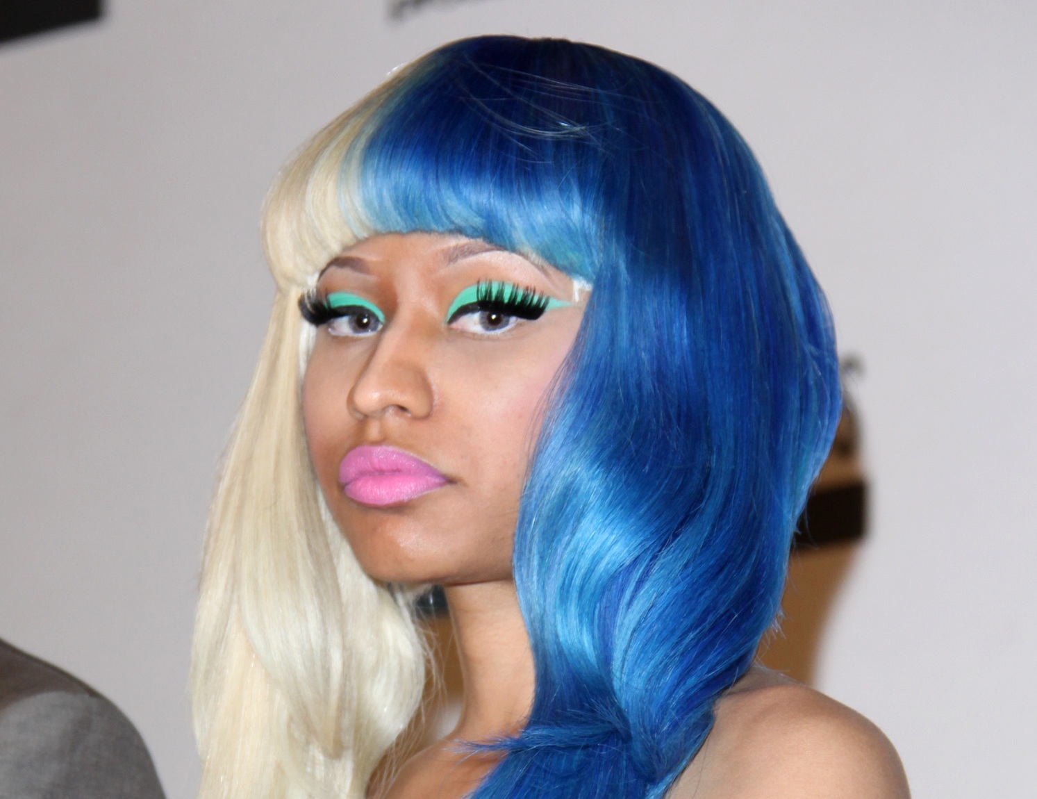Nicki Minaj arriving at the 2011 American Music Awards Nominations Press Conference