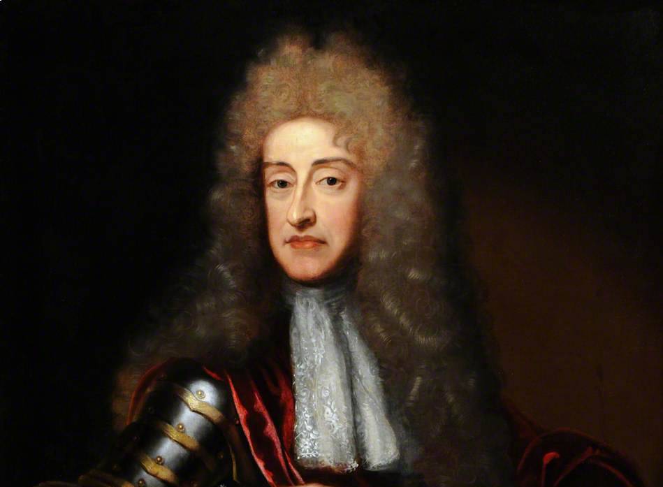 James II in armor