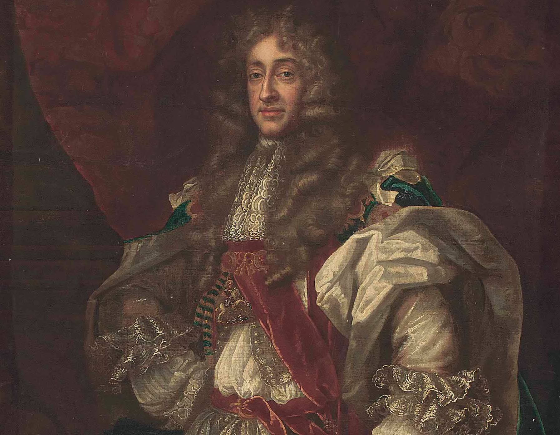 King James II, in Garter Robes