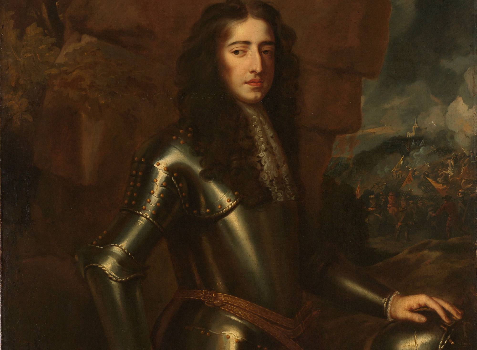 William III of England in armor
