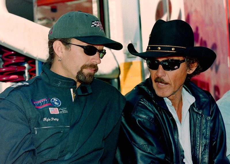 Kyle and Richard Petty at NASCAR
