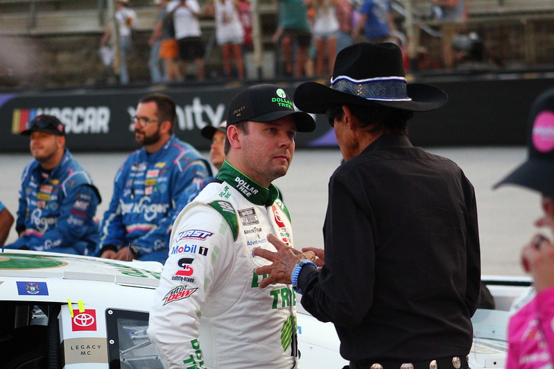 Erik Jones and Richard Petty