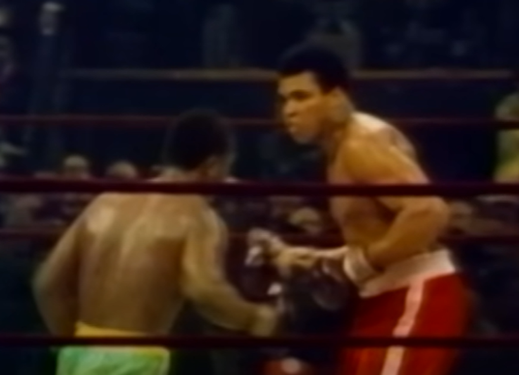 Screenshot from the box fight - Muhammad Ali Vs. Joe Frazier I