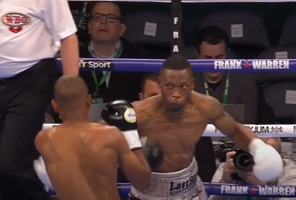 Screenshot from the box fight - Zolani Tete Vs Siboniso Gonya (2017)