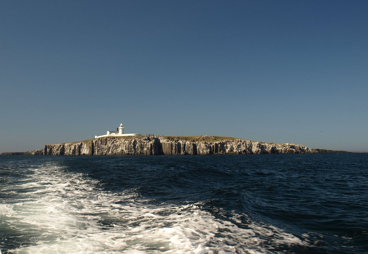 Inner Farne of the Farne Islands with its lighthouse