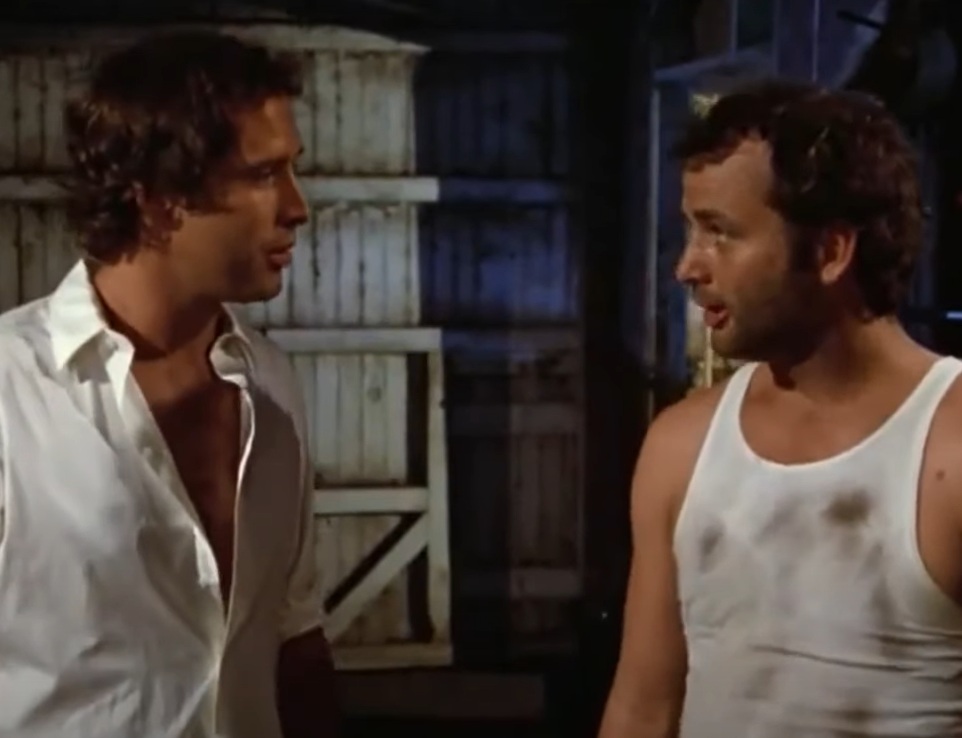 A visually captivating still taken from a pivotal moment in the film Caddyshack (1980)