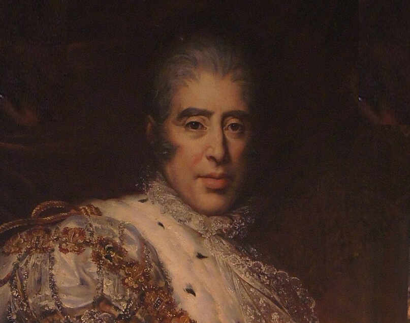 Portrait of king Charles X of France, oil on canvas