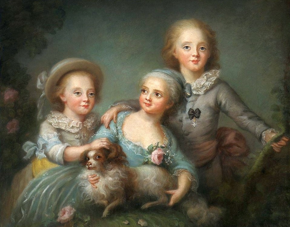 The Children of the Count of Artois (Charles, Sophie and Louis) - circa 1781