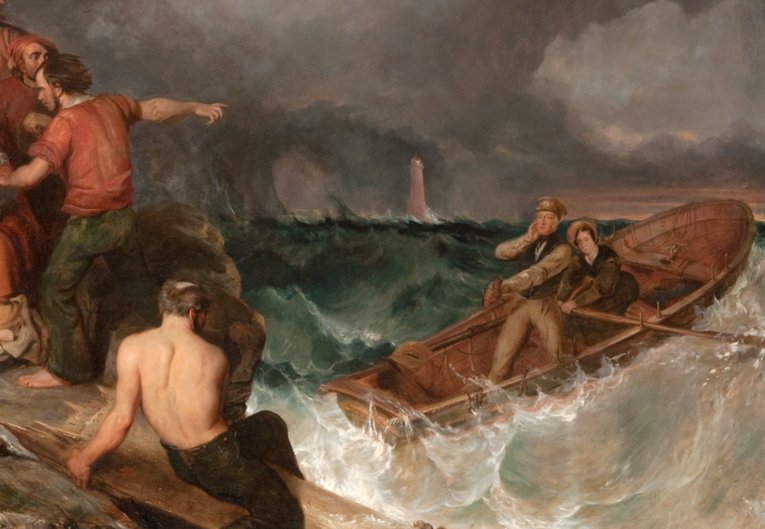 Grace Darling at the Forfarshire