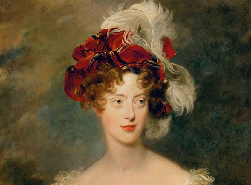 Portrait of Caroline Ferdinande of Bourbon, Duchess of Berry - 1825