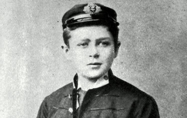Robert Falcon Scott at age of 13 as a naval cadet