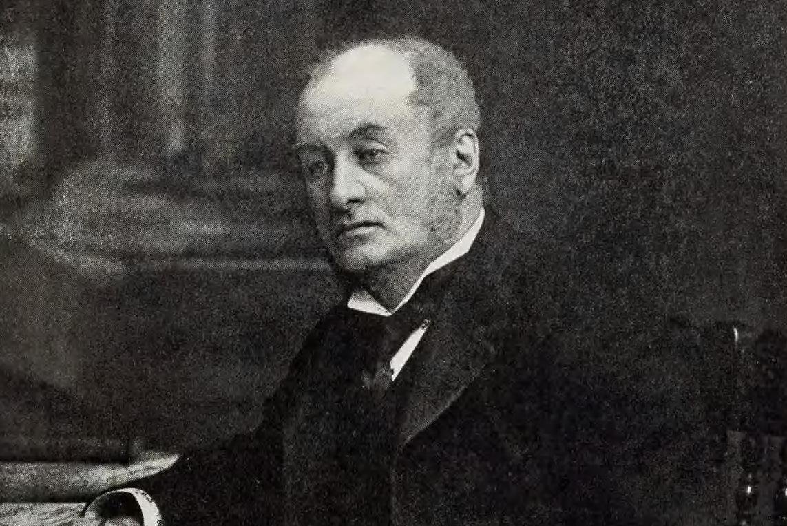 Portrait of Clements Markham in a suit