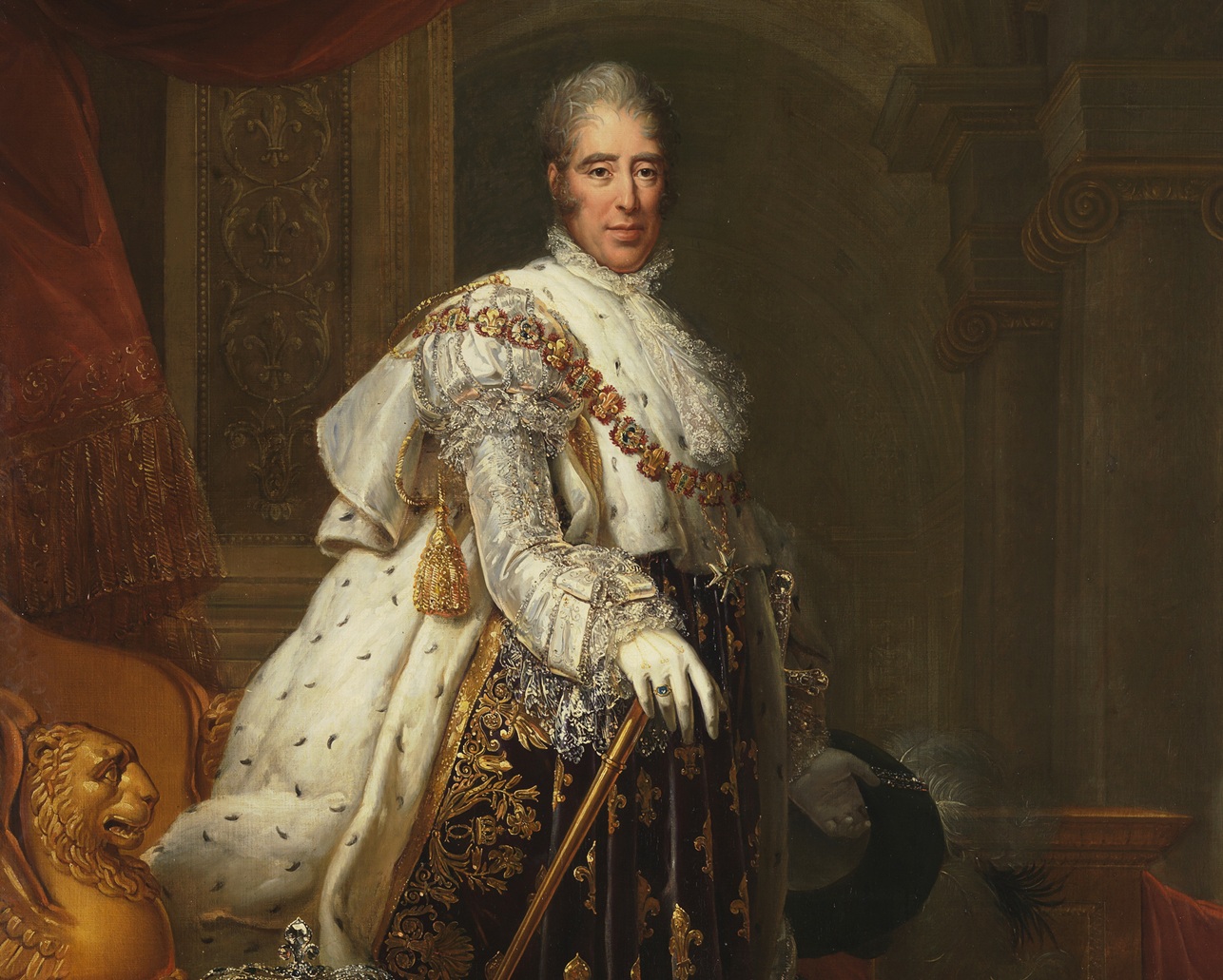 Coronation portrait of Charles X - 1825