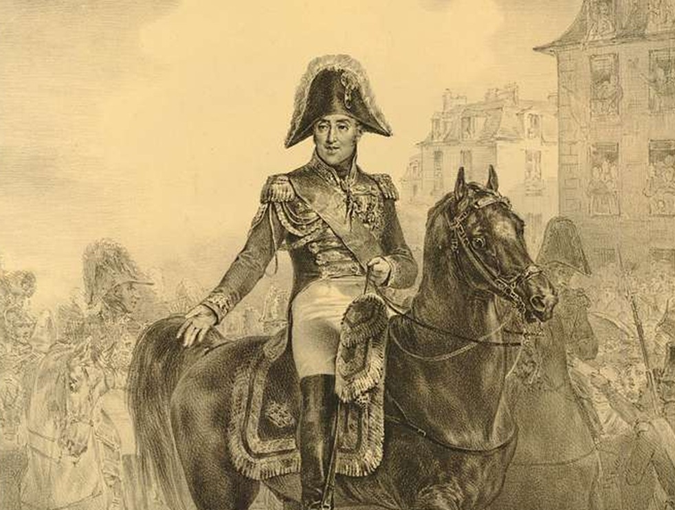 Equestrian portrait of King Charles X of France