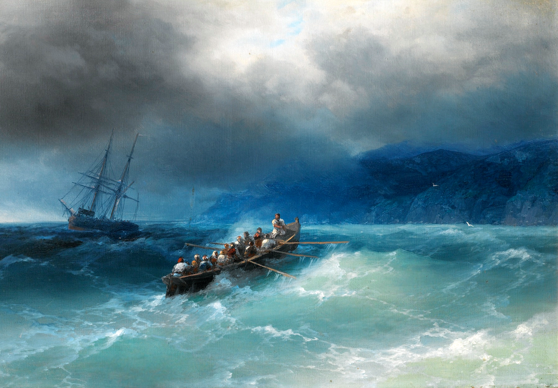 Storm Over The Black Sea, 1893