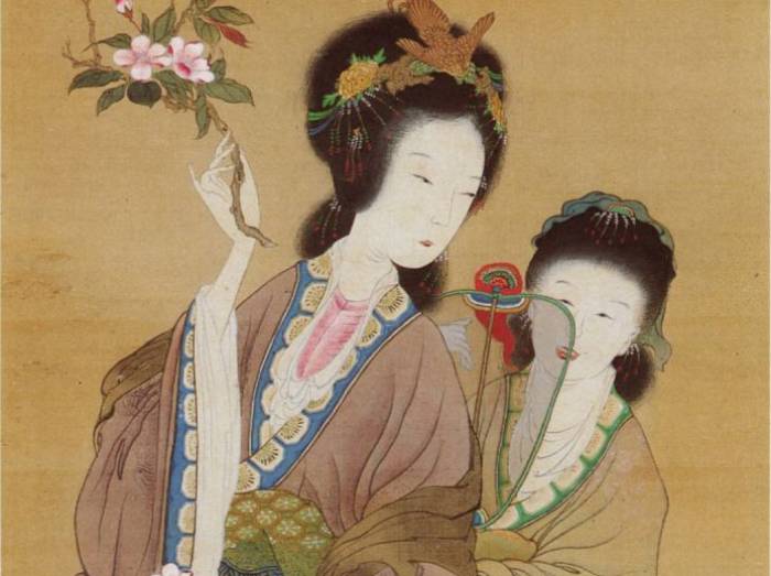 Yang Gui-Fei By Takaku Aigai  in brown outfit