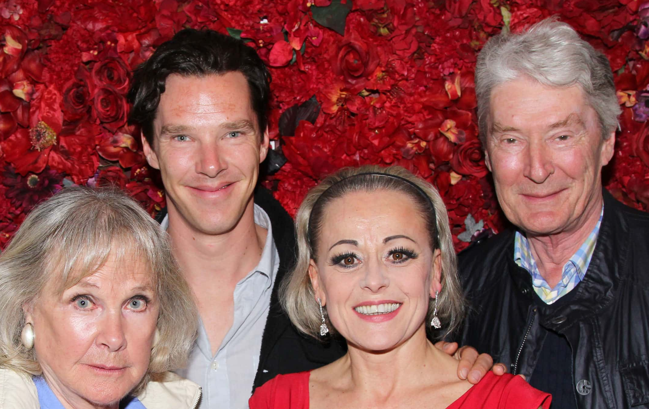 Wanda Ventham, son Benedict Cumberbatch, Tracie Bennett and Timothy Carlton
