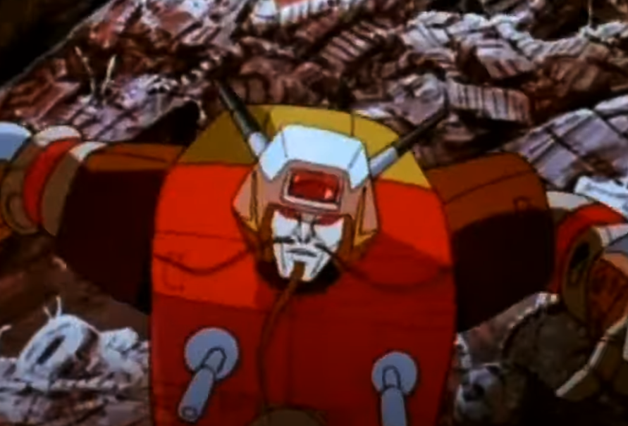 Screenshot of the movie The Transformers: The Movie