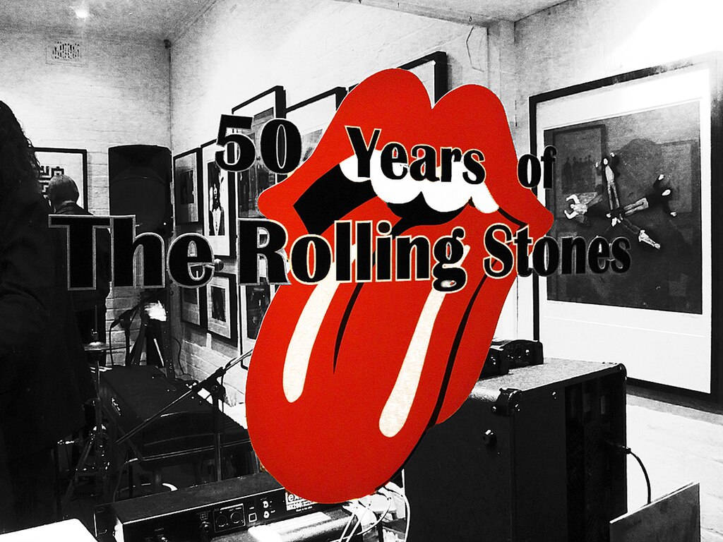 Rolling Stones 50Th, logo on the mirror