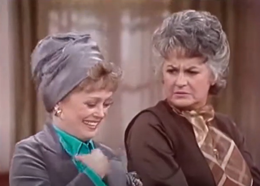 A visually captivating still taken from a pivotal moment in the television sitcom Maude (1972-1978)