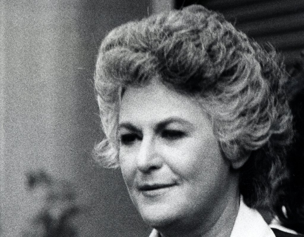 Grayscale Portrait Photo of Bea Arthur during 28th Annual Tony Awards