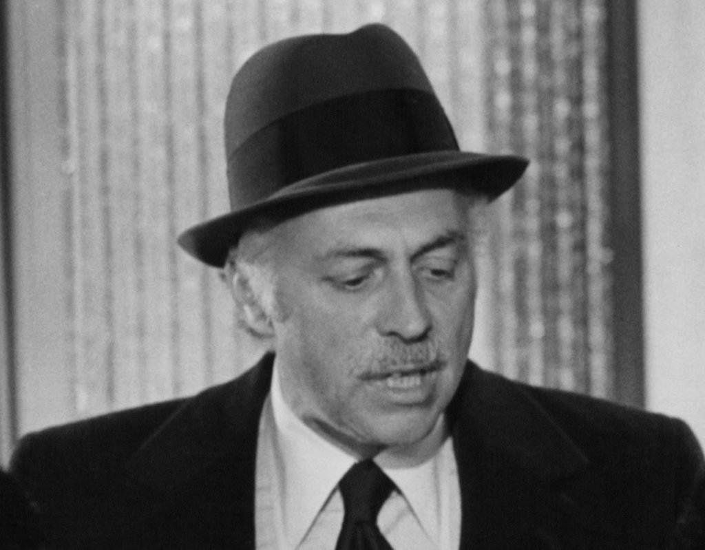 Grayscale Portrait Photo of Gene Saks in 'The Prisoner Of Second Avenue'