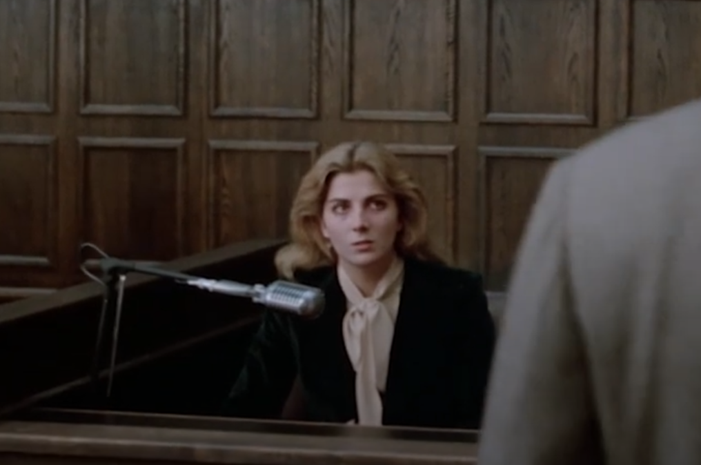 A screenshot from the movie Patty Hearst