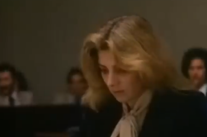 A screenshot from the movie Patty Hearst