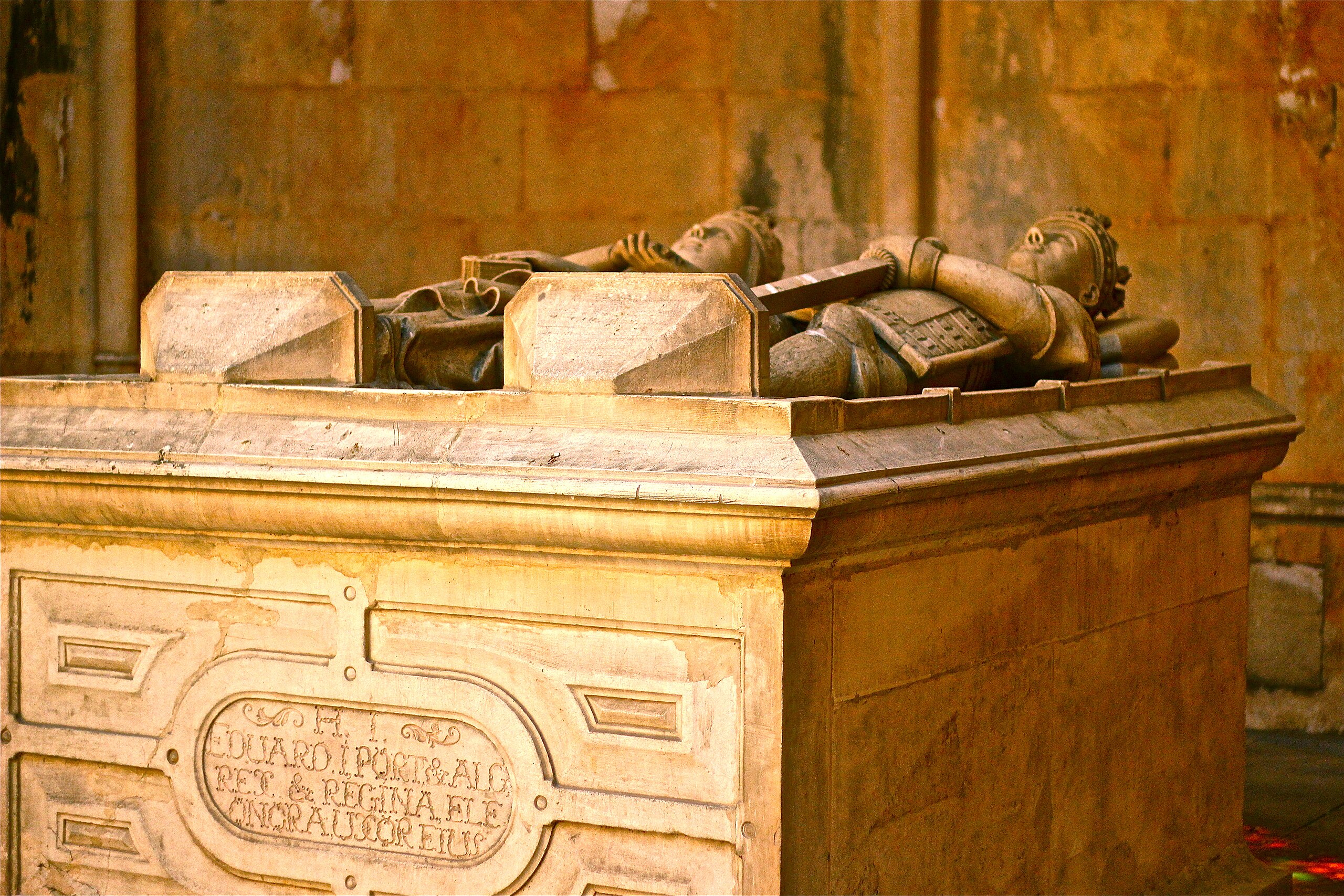 Edward of Portugal and his wife Eleanor of Aragon, Queen of Portugal