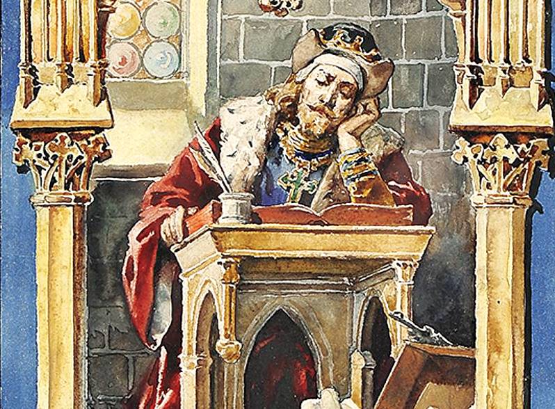 Edward I Of Portugal seated