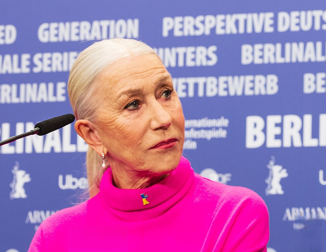 Helen Mirren presenting the movie Golda at the Berlinale 2023
