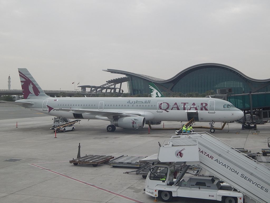 Qatar Airways A321 A7-Aia At Doh