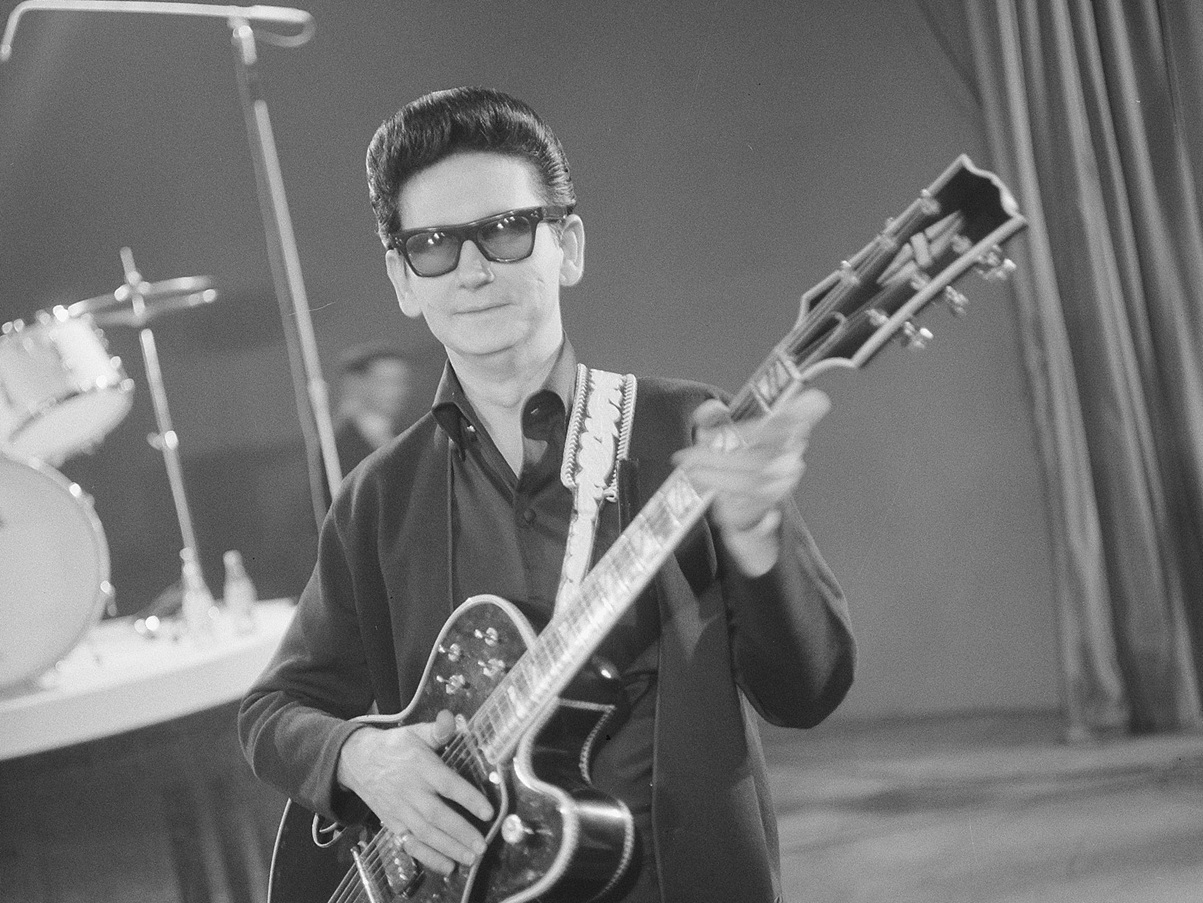 Roy Orbinson performing on stage - 1965