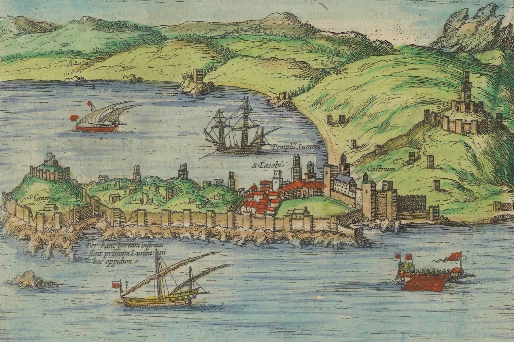 1572 depiction of Ceuta