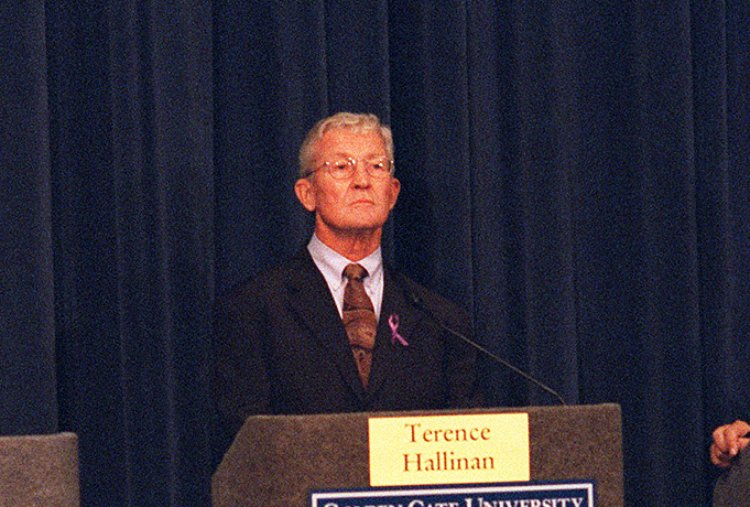 Terence Hallinan at SF DA Debate At Golden Gate University