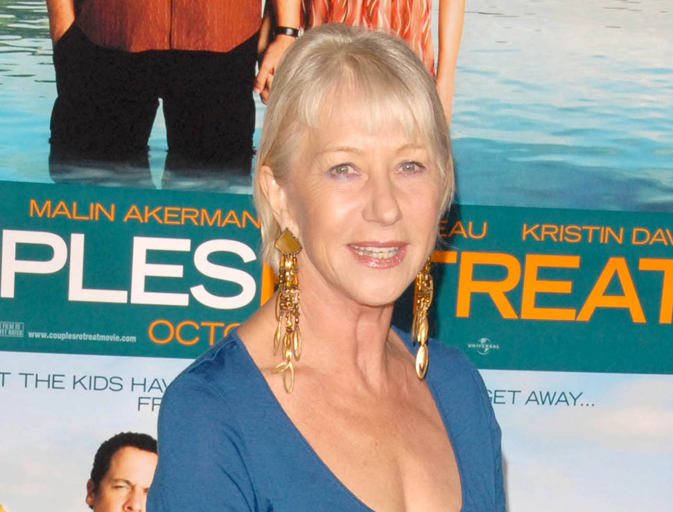 Helen Mirren at the Los Angeles Premiere of 'Couples Retreat'.