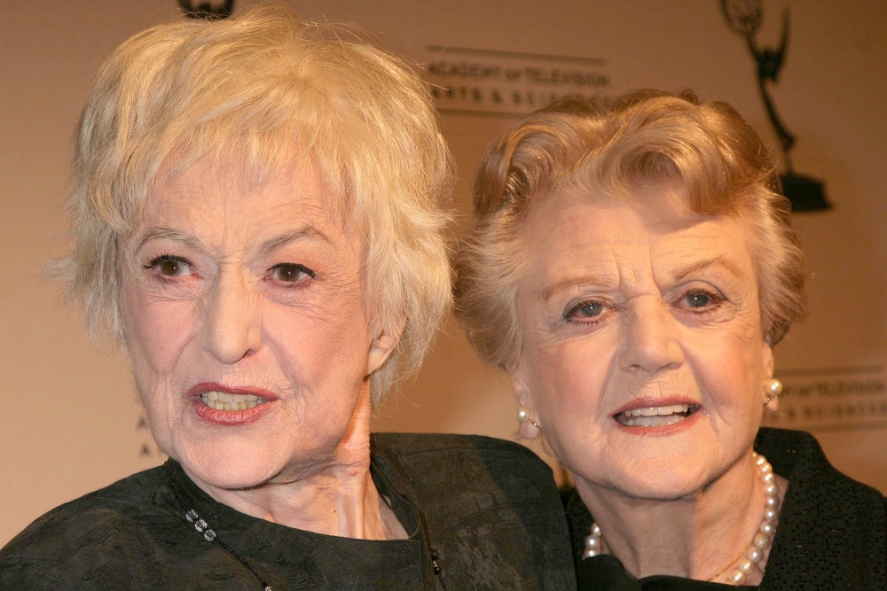 Bea Arthur and Angela Lansbury at the Academy of Television Arts & Sciences Hall of Fame Ceremony