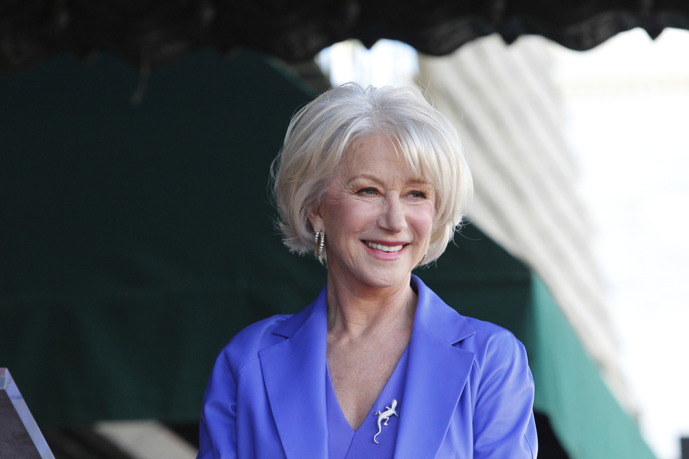 Helen Mirren at a ceremony as Helen Mirren is honored with star on the Hollywood Walk of Fame on January 3, 2013 in Los Angeles, California