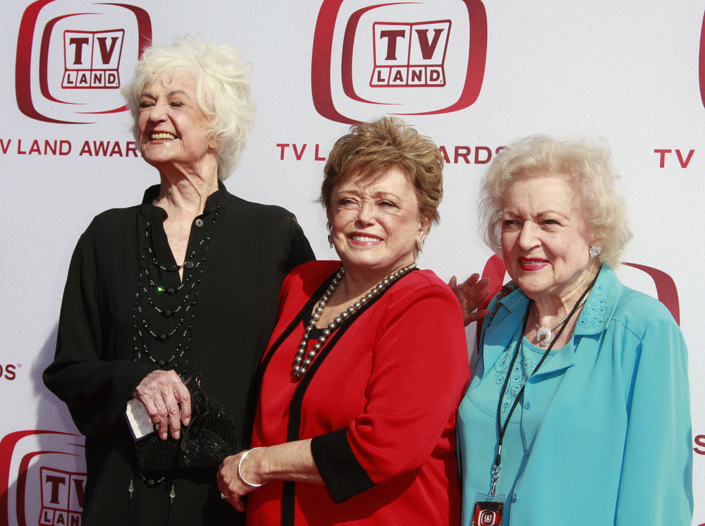 Bea Arthur, Rue McClanaghan and Betty White at the 6th annual TV Land Awards