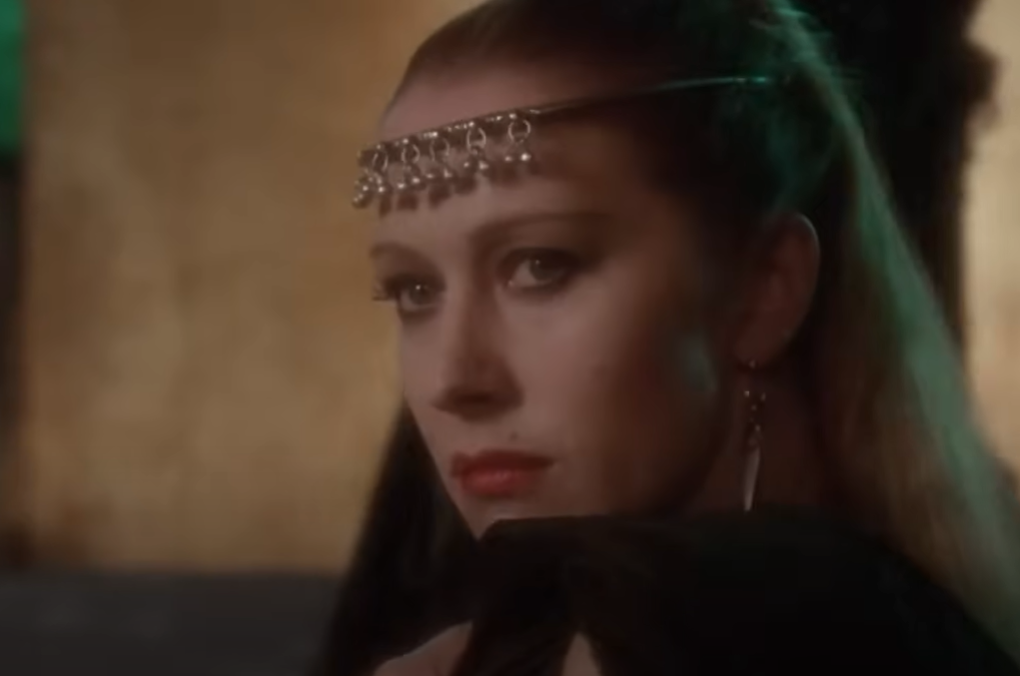 Screenshot of Helen Mirren from - Excalibur (1981)
