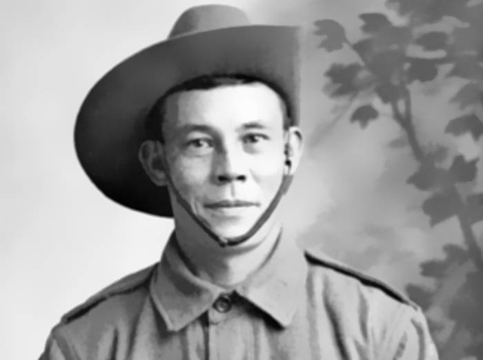 Billy Sing in uniform