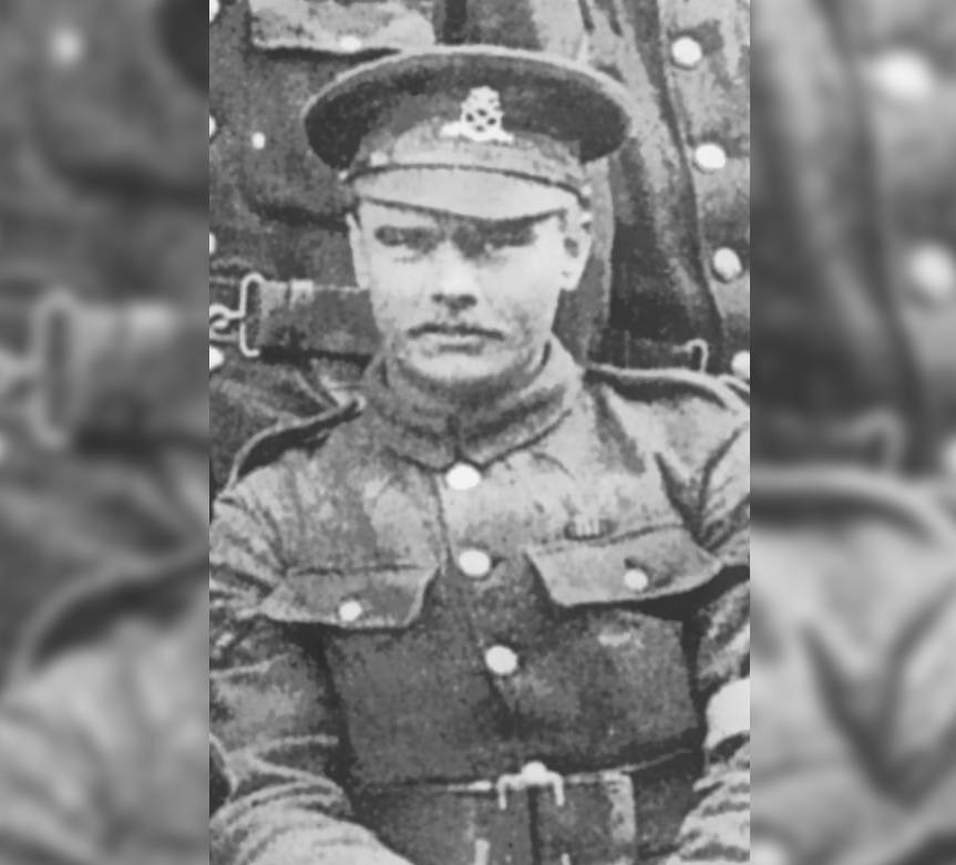 William Coltman in uniform