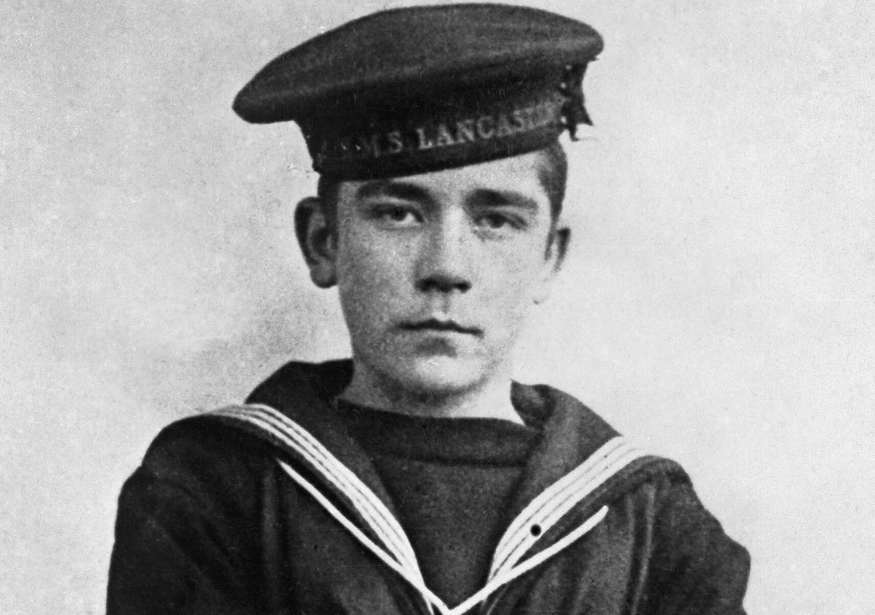 Jack Cornwell C.1915 in uniform