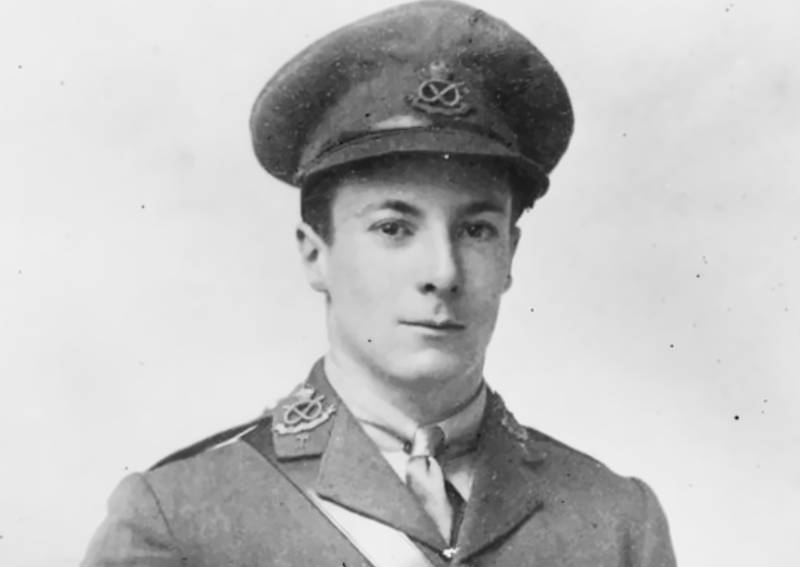 Second Lieutenant Alan Jerrard, South Staffordshire Regiment in uniform