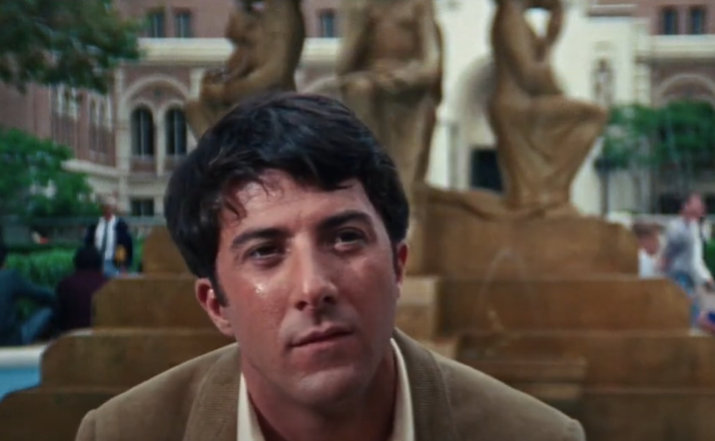 Dustin Hoffman closeup shot