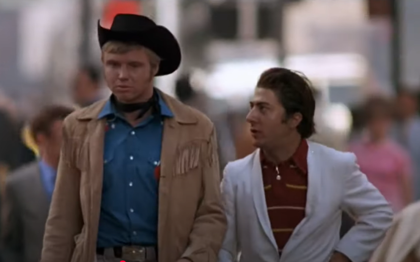 Screenshot from the movie Midnight Cowboy (1969)